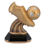 Golden Cleat Soccer Resin