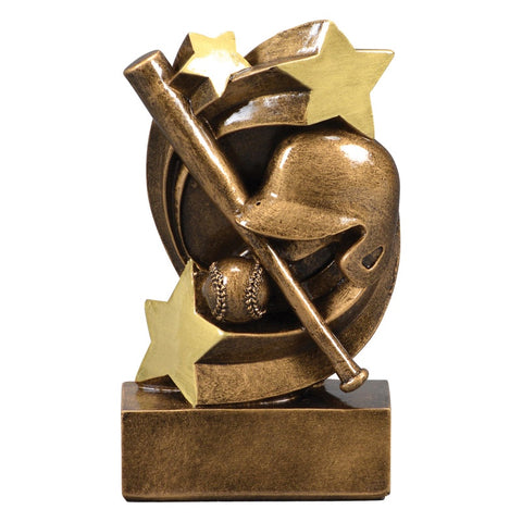 Star Swirl Baseball/Softball Resin
