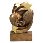 Star Swirl American Football Resin