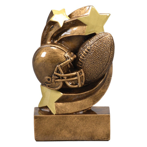 Star Swirl American Football Resin