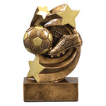 Star Swirl Football Resin