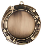 2 3/4" Swirling Star Insert Holder Medals