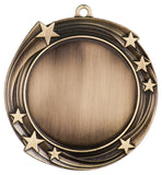 2 3/4" Swirling Star Insert Holder Medals