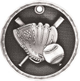 2" 3D Baseball & Softball Medals