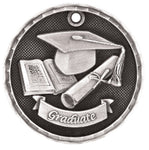 2" 3D Graduation Medals