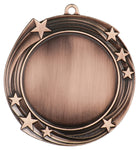 2 3/4" Swirling Star Insert Holder Medals