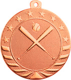 2" Starbrite Baseball & Softball Medals