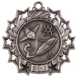 2 1/4" Ten Star Science Medals