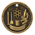 2" 3D Science Medal